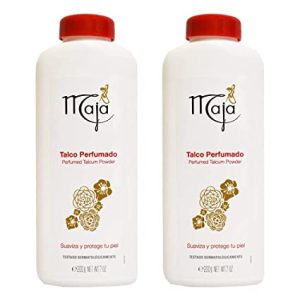 Maja Perfumed Talcum Powder-Talco Perfumado 7 oz. 2-PACK
