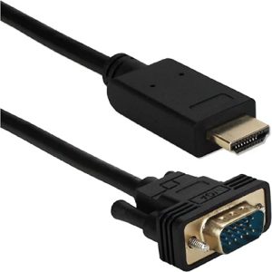 Qvs XHDV-06 6ft Hdmi To Vga Cabl Video Converter Cable