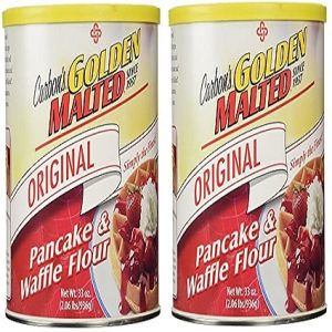 Harina de gofres y tortitas malteadas doradas, original