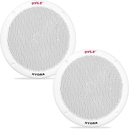 6.5 Inch Dual Marine Speakers - 2 Way Waterproof