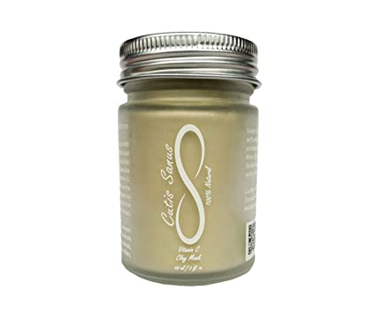 100% Natural Vitamin C Clay Mask 120g- Cutis Sanus - All Clay & No Water