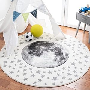 SAFAVIEH Carousel Kids Collection 5'3" x 5'3" Round