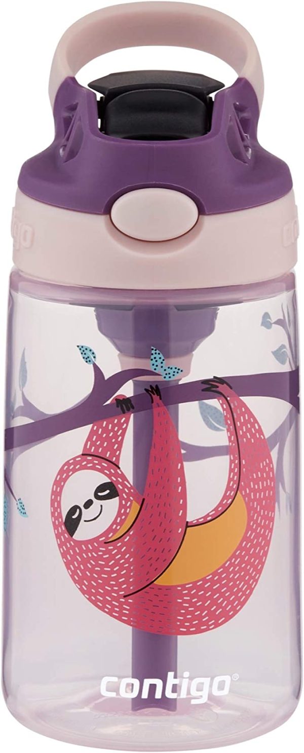 ontigo Kids Water Bottle with Redesigned AUTOSPOUT Straw