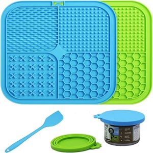 VEEVAO Dog Lick Mat, Food Grade Silicone Lick Mat for Dogs and Cats