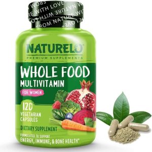 NATURELO Whole Food Multivitamin For Women – With Vitamins, Minerals, & Organic Extracts